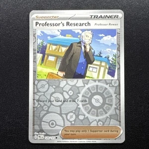 Professor’s Research 124/131 Reverse Holo Pokemon Prismatic Evolutions - Picture 1 of 3
