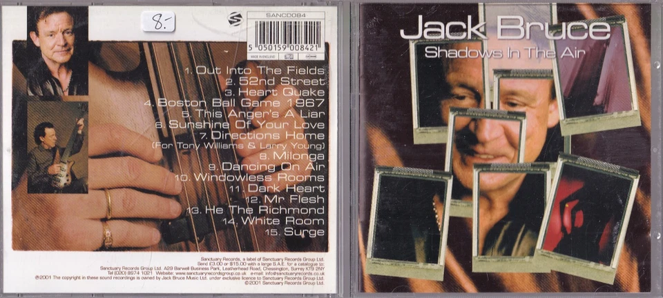 Jack Bruce – Shadows In The Air CD Globo/Jive - Bild 1 von 1