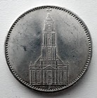 Silbermünze Fünf Mark Deutsches Reich 1934 J