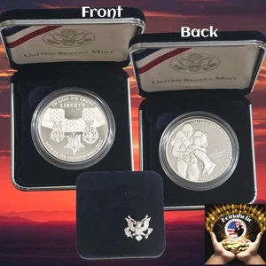 MEDAL OF HONOR Commemorative 2011 P 90% Silver Dollar Proof $1 Coin, Fast Ship - Picture 1 of 7