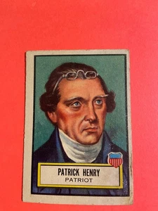 1952 Topps Look 'n See - Patrick Henry- #17-VG/EX - Picture 1 of 4