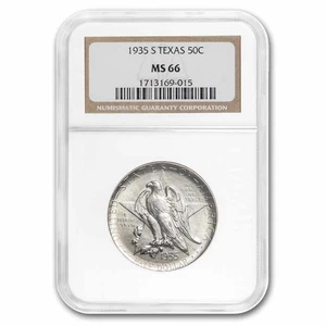 1935-S Texas Half Dollar Commem MS-66 NGC - Picture 1 of 3