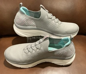 Woman Skechers D'lux Walker Strech/Relax Fit Air Cooled Mem Foam Shoe Size 10 - Picture 1 of 6