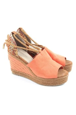 TAMARIS Sandalias tipo cuña Mujeres Sandalias de tacón Talla EU 40 naranja claro - Imagen 1 de 4