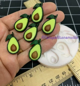 Stampo silicone frutta avocado per fondente-resina-argilla polimerica-artigianato-fatto a mano - Foto 1 di 3