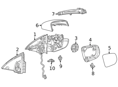 Mercedes Benz Genuine G63 AMG G550 2019-2023 Right Courtesy Light 1679069402 - Image 1 of 3