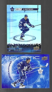 BOTH! AUTSON MATTHEWS 2023-24 UPPER DECK 2 ECLIPTIC EC-10 & PC'S PC-35 inserts - Picture 1 of 2