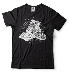 Camping T-Shirt Wandern Waldstiefel T-Shirt Kurzurlaub T-Shirt Angeln T-Shirt - Bild 1 von 11