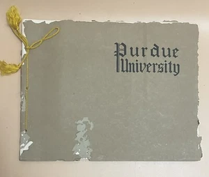 1910 Era Purdue University Softcover Book - 18 Campus Grounds & Building Prints - Picture 1 of 24