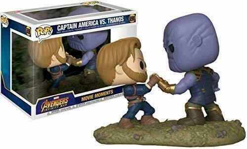 Marvel Avengers Captain America vs Thanos Moments EXCL FUNKO Pop Vinyl Figure - image 1 of 1