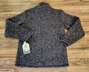 NEW Men's Full Zip Jacket Black Gray Warm Pockets NEW WITH TAGS! - Picture 1 of 9