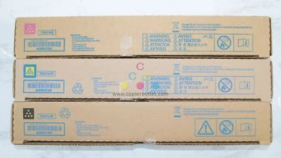 3 tóneres OEM Konica Minolta BH C458, C558, C658 TN514M, TN514AY, TN514JK Foto 1 de 4