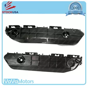 Fits 2008 2010 Toyota Highlander Front Bumper Retainer Brackets Pair Set 2pcs - Picture 1 of 5