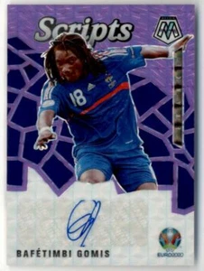 Mosaico Panini 2020-21 UEFA Euro Scripts púrpura fluorescente bafetimbi gomis 03/25 - Imagen 1 de 2