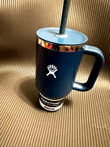 32oz Hydro Flask Travel Tumbler - Sea Blue, 11" x 3.55", NEW - Picture 1 of 2