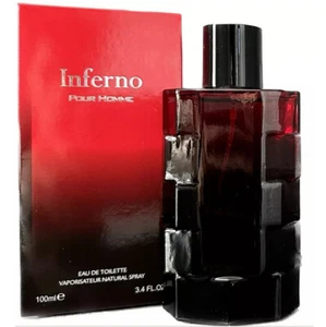 Inferno Men's Perfume Eau De Toilette Aftershave Fragrance 100ml Creative Colour - Picture 1 of 5