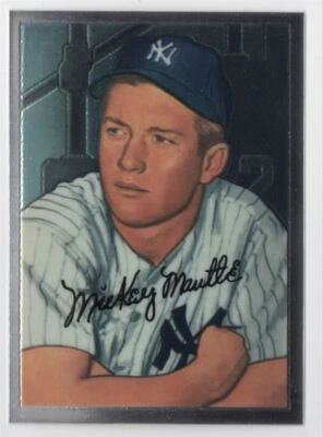1996 Topps Mickey Mantle Finest Mickey Mantle Yankees #5 R99 - Image 1 of 2
