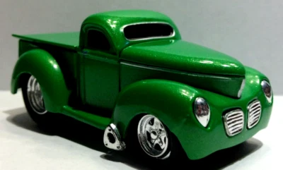 MUSCLE MACHINES 1940 40 WILLYS PICKUp TRUCK LIMITED EDITION  - 1/64 DIECAST   - Image 1 of 4
