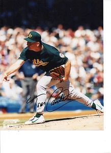 Tom Candiotti Oakland Athletics Signed 8x10 Photo - Picture 1 of 1