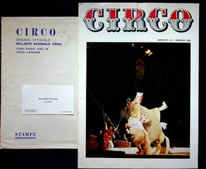 Programa Circo Circo y Sobre Original Buenos Aires Argentina 1984 - Imagen 1 de 2