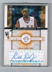 2003-04 UD Top Prospects Signs of Success #SSRD Ronald Dupree NM-MT Auto - Picture 1 of 1