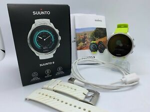 Suunto 9 GPS Multisport Running Watch - Green Band, w/ Charging Cable