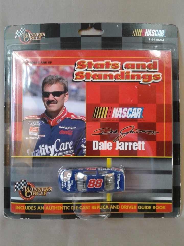 1999 Winners Circle Stats Standings Dale Jarrett Driver Guide Book 88 Race Car