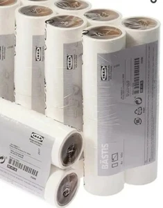 Ikea BASTIS Lint Roller Dispenser 12 Refill Paper Rolls Dust Fluff Hair Remover - Picture 1 of 2