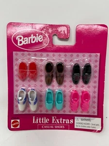 Barbie Doll Little Extras Casual Shoe Pack 6 pair - Picture 1 of 4