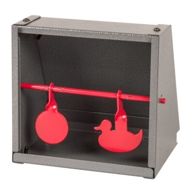 OAKWOOD Kugelfangkasten Duo Target 14x14 cm Metall hängende Ziele Luftgewehr Zielscheibe