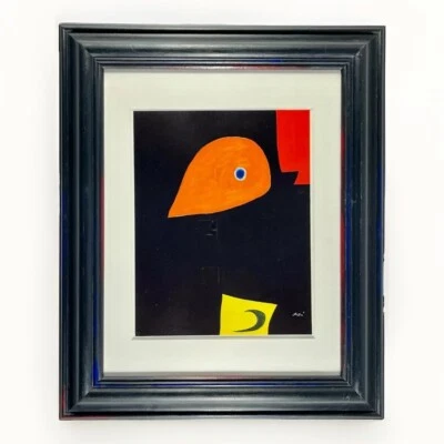 Joan Miro Art Tete primeira edição heliogravura Maeght Paris 1978 - Imagem 1 de 4