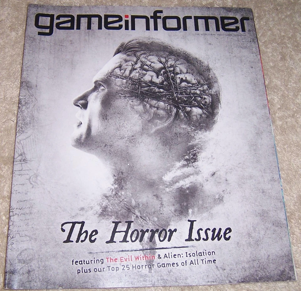 Game Informer Video Game Magazine October 2014 The Horror Issue Evil Within  - Image 1 of 2
