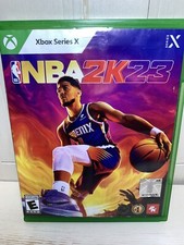 New NBA 2K23 (Xbox Series X, 2022) Tested And Working Box Art Water Damage