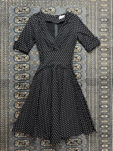 Unique Vintage Polka Dot Pinup Dress Size S - Picture 1 of 6