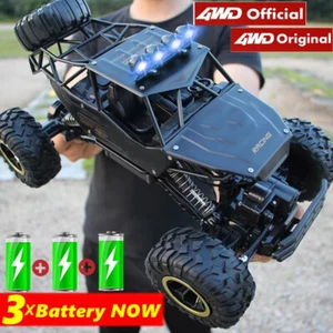 4WD RC Car Off Road 4x4 Remote Control Cars Radio Buggy Truck Racing Drift Toys - Picture 1 of 25
