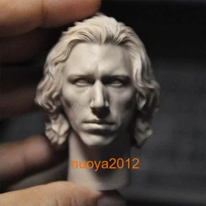 1/6 Adam Douglas Driver Unpainted Head Sculpt Fit 12" Male HT Action Figure Body - Picture 1 of 4