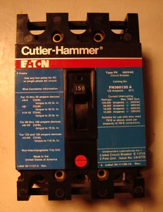 INTERRUPTOR DE CIRCUITO PERFECTO CUTLER HAMMER / EATON FH360150A - Imagen 1 de 3