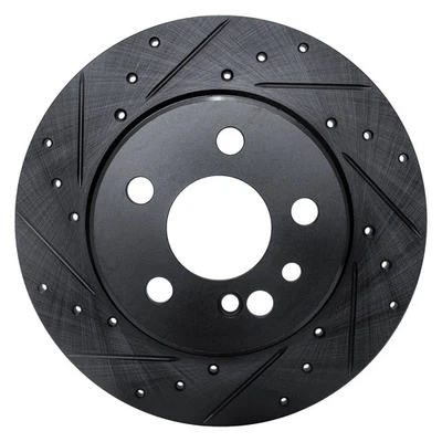 For Mercedes-Benz S320 94-99 Brake Rotor DFC Premium Drilled & Slotted Rear Foto 1 de 4