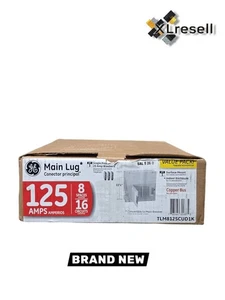 GE PowerMark Plus 125 Amp 8 spazi 16 circuiti kit valore interruttore principale interno - Foto 1 di 6