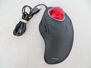 Nulea M505 Wireless Trackball Mouse Rechargeable Bluetooth USB Ergonomic - Picture 1 of 5