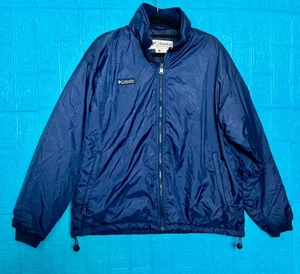 VINTAGE COLUMBIA SPORTSMAN COMPANY NYLON BLUE JACKET SIZE LARGE - Picture 1 of 3