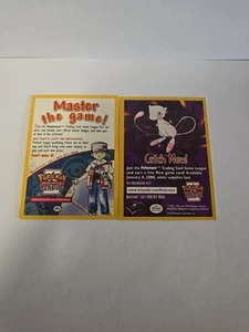 Catch Mew .1999 Movie Promo - Pokemon Card Info - Vintage Promo Werbung - Bild 1 von 2