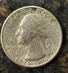 1776-1976 D Bicentennial Quarter, Filled Mint Mark  Rare Error - Picture 1 of 4