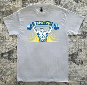 Sun Gym Miami Old School Bodybuilding Vintage Logo Workout T-Shirt Gr. S M L XL - Bild 1 von 3