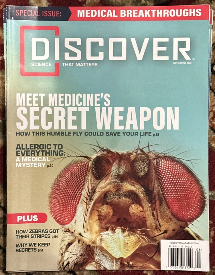 Discover Magazine  July August 2025 Meet Medicine’s Secret Weapon Foto 1 de 1