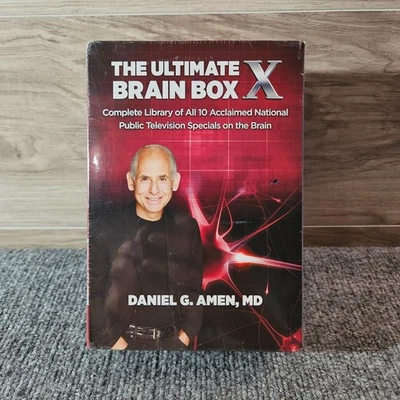 The Ultimate Brain Box X by Daniel Amen MD • 10 DVD Set • New Sealed PBS Special - Image 1 of 4