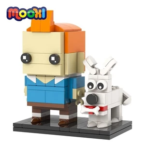 TinTin Snowy 135 Piezas Estilo Brickheadz Bloque de Ladrillos Juguete - Imagen 1 de 6