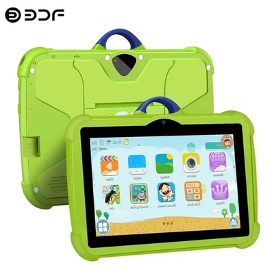 Tablet per Bambini 7 Pollici wifi Android 13, 4 GB Di RAM 64 GB Di ROM 1 TB Di - Immagine 1 di 4