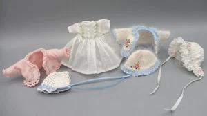 Puppenkleidung einschließlich Kish Boneka Kleid für 5" Puppe, Pullover Hauben - Bild 1 von 12
