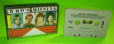 The Who Who's Missing Cassette Tape Columbia House Club Edition Classic Rock - Image 1 of 4